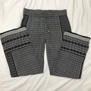 boho print flowy patterned pants